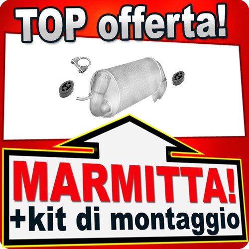 Silenziatore posteriore per - silenziatore,